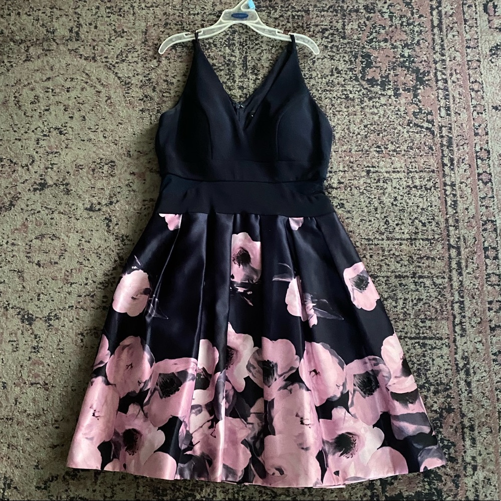 Floral homecoming dress